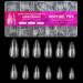 Transparent Natural False Nail Tips Extension Cover Artificial Fake Nails Finger Sculpted Manicure Tools Salon Home DIY
