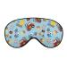 Cartoon Rescue Vehicles Sleep Mask Traffic Car Sleeping Mask for Women Soft Light-Blocking Sleepmask Blindfold with Adjustable Strap Eye Cover Eyeshade Sleep Masks for Women Color-2