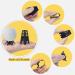 Vefungyan 18pcs Golf Tees for Indoor Training & Driving Range Practice - Black Plastic Tees for Winter Golf Simulator Mats - Buy Online on GoSupps.com