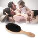 BLACK EGG Boar Bristle Hair Brush Set - Soft Natural Bristles for Thin & Fine Hair - Restore Shine & Texture - Includes Bamboo Comb & 3 Hair Ties - Buy Online on GoSupps.com