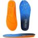 2 Pairs PU Memory Foam Insoles for All-Day Comfort - Shock Absorbing & Cushioned Boot Insoles for Men & Women | Size 11 Women / 9 Men - Orange - Buy Online on GoSupps.com