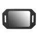 Street Hairdressing Beauty Salon Mirror (40.5 26cm) With Twin Handle Black - Professional Hairdressing Salon Mirror with Twin Handle - Easy to Carry & Hold Mirror for Cutting & make up
