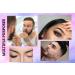 Professional 2-in-1 Tweezers with Scissor Handle and Eyebrow Brush | Precision Beauty Tools for Men and Women | Portable Facial Hair, Ingrown Hair, Blackhead Remover - Buy Online on GoSupps.com