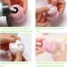 Huayingmi Silicone Facial Cleaning Brush - Small Octopus Facial Sponge Tool in Pink & Green for Effective Skin Care - Buy Online on GoSupps.com