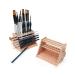 tinctor Wooden Paint Brush Holder for 44 Brushes - Desk Stand Paintbrush Organizer  Holding Rack for Pens  Paint Brushes  Colored Pencils  Markers