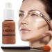 Glamza PHOERA Foundation Concealer Makeup + Flat Face Brush (109 MOCHA) - Buy Online on GoSupps.com