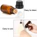 Alledomain 10Pcs 5ml Essential Oils Amber Glass Bottles with Black Cap & 1 Dropper & 12 Labels Mini Empty Amber Bottle Refillable Sample Container for Massage oils/Aromatherapy/Perfume - Buy Online on GoSupps.com