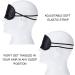 10pcs Lightweight Eye Mask Sleep Masks for Kids, Women, Men - Soft Blindfold Eyeshade with Nose Pad & Elastic Straps - Ideal for Travel, Shift Work, Naps - Black - Buy Online on GoSupps.com