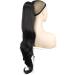 Lydell 24" Long Straight Wavy Ponytail Hairpiece Styled Clip In Claw Synthetic Hair Extension with a jaw/claw clip 4 Dark Brown - Buy Online on GoSupps.com