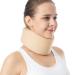 Neck Brace Soft Neck Support Foam Cervical Collar Neck Brace for Neck Pain and Support Adjustable Neck Brace for Sleeping for Men & Women Khaki M Medium Khaki