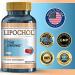 Lipochol Natural Liver Cleanser Detox Supplement with Milk Thistle Extract - 100 Caps - Buy Online on GoSupps.com