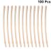 Beaupretty 100 Pack Long Flat Bobby Pins - Gold Metal Hair Clips for Women & Girls - Buy Online on GoSupps.com