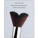 Verdant Touch Jaw Contour Brush Fishtail Head Jaw Line Contour Brush Fiber Hair Makeup Artist Cosmetic Tool - Buy Online on GoSupps.com