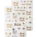 Ucity 2 Pack Bachelorette Party Tattoo Bride and Bride Tribe Flash Temporary Tattoos Type Ii
