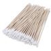 Tbestmax 6" 300 pcs Cotton Swabs Wooden Sticks, Cotton Tipped Applicator Wood Handle for Gun Cleaning, Wound Clean, Makeup, Removal Residue
