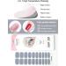 Kalolary 20PCS Gray Gel Nail Polish Strips: Full Wraps Self-Adhesive Stickers with File & Stick - UV/LED Lamp Required - Buy Online on GoSupps.com