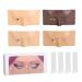 4 Sets Eye Makeup Practice Board Reusable Easy Coloring Simulation Skin Texture Eye Closing 3D Eye Makeup Practice Board