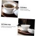 Alipis 1 Set Household Ceramics Coffee Drinking Tea Kung Saucer Office Retro Chinese Kitchen Style Home - Buy Online on GoSupps.com
