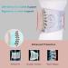 Adjustable Back Bandage for Pain Relief - Lordosis Belt for Sciatica & Lower Back Support - Breathable Waist Support for Men & Women (Size M) - Buy Online on GoSupps.com