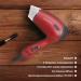 Bomann 1300W Travel Hair Dryer | Compact & Foldable | 2 Temperature Levels | Includes 360 Nozzle & Volume Diffuser | Soft Touch Housing | HTD 8005 CB - International Shipping Available - Buy Online on GoSupps.com