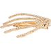 YLSZHYR 6pc Halloween Ghost Skeleton Hands Hair Clips Punk Rock Horror Hand Bone Hair Barrette Claws for Halloween Party Cosplay Gifts Hair Accessories Halloween Costume Decor (Gold) - Buy Online on GoSupps.com