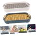 GREENADSCAPE 2pcs Box Rabbit Toilet Square Toilet Hamster Toilet Rabbit Bed Pet Litter Pan Trainer Guinea Pig Pp 27X18.8X4CM As Shown 2 - Buy Online on GoSupps.com
