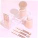 Shop Minkissy 3 Sets 8 in 1 Makeup Brush Kit - Travel Blush Loose Powder & Foundation Brushes - Pink Cosmetic Tools for Flawless Makeup - Buy Online on GoSupps.com