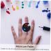  FRCOLOR FRCOLOR 10pcs gel nail palettes for painting nails nail polish mixing plate nail polish mixing palette foundation color drawing artist finger ring mix palette - Buy Online on GoSupps.com