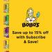 Gluten-Free Oat Bars - Bobo's Banana Chocolate Chip, Vegan, 12 Pack | Whole Grain Snack Made in USA - Buy Online on GoSupps.com