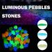 300 Colorful Fluorescent Stones - Bright Pebbles for Garden Decor Sidewalks & Grass Court - Buy Online on GoSupps.com