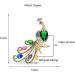 Pin Jewelry Gifts for Women Ladies Fashion Accessories Ladies Elegant Peacock Brooch Designer Green Bird Classic Party Brooch Pin Brooches & Pins - Buy Online on GoSupps.com