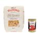 Italian Gourmet E.R. Rummo Farfalle No. 85 Pack of 4 Italian durum wheat semolina pasta 1 kg + Italian Gourmet Polpa di Pomodoro 400 g can