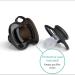 Herobility Gentle Pacifiers - Glow in the Dark - BPA-Free - 10-Pack for 6-24 Months - Includes Protective Case & Large Air Vents - White/Night Glow - Buy Online on GoSupps.com