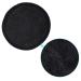 SIQUK 24 Reusable Cotton Rounds Black Makeup Remover Pads with Laundry Bag - Organic Bamboo Cleansing Cloth for Eye Makeup Removal and Face Washing - Buy Online on GoSupps.com