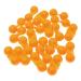 ZRM&E 20pcs Plastic Fishing Double Rattle Fish Bite Bait Alarm Sea Fishing Attractor Bell Beads Accessory Orange