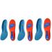 Norelie insole Comfysole Comfort orthopedic insole pressure relief and foot vault Support ideal for flat feet plantar fasciitis and foot pain orange*3 pair 43-44