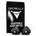 Decibullz 25-Decibel Noise-Reduction Earplugs for Hearing Protection  Custom-Molded Reusable Earplugs for Noise Sensitivity & Flights  Black