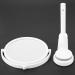 Ycagrain Modern Drill-Free Bathroom Mirror 2 Side Makeup Vanity Shave Mirrors Wall Suction Folding Arm Extend Round Bath Accessories - Buy Online on GoSupps.com