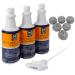 Commercial Oven Grill and Fryer Cleaner 32 oz 3 pk Comes With 6 Mini Stainless Steel Wire Scrubber Ball