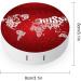 Merry Christmas World Map Contact Lens Travel Kit | Portable Cute Contact Box with Mirror for Daily Use - Buy Online on GoSupps.com