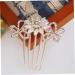 Housoutil Bridal Hair Comb Crystal Bride Clip Hair Clip Crystal Hair Charms Women Hair Accessories Bridal Hair Accessories Pearl Hair Accessories Bride Hair Comb Women's Wedding - Buy Online on GoSupps.com