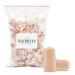 100 Pairs Disposable Foam Ear Plugs for Sleeping, Noise Reduction, Travel (Nude)