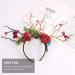 Lurrose headband Branch Antler Headdress Elf Flower Headwear antler flower floral hair garland Forest Hair Accessory christmas party favor halloween headpiece antlers plastic Fairy - Buy Online on GoSupps.com