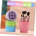 Makeup Sponge Cleaning Bowl Cosmetic Brush Cleaning Bowl Silicone Brush Holder Make up Brush Cleaner Make up Brush Cleaner Tool Silica Gel Purple Makeup Brush Storage Box 10x8.5cm Purple - Buy Online on GoSupps.com