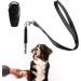 DSFSAEG 2 Pcs Dog Whistle Dog Training Clicker High Frequency Portable Training Clicker with Wrist Strap for Recall Cat Dog Horse Training Pet Training Aid Tools Black - Buy Online on GoSupps.com