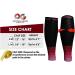 Calf Compression Sleeve - Shin Splints & Achilles Tendon Support | Footless Compression Socks for Men & Women | Leg Cramps & Varicose Veins Relief | Maternity Nurses | (1 Pair BLK-PNK L/XL) - Buy Online on GoSupps.com