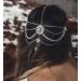 DoubleNine Bohemian Head Chain Bridal Wedding Headpiece Rhinestone Teardrop Headband Crystal Hair Accessories Headpiece Godness Head Dress for Women (silver)