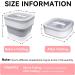Collapsible Dog Food Storage Container, 10-13LB Capacity, Airtight Seal, Magnetic Lid, Measuring Cup, Silicone Bowl, White - Buy Online on GoSupps.com