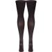 Truform 18mmHg Compression Thigh High Stockings for Men & Women - Black, Large - 1 Pair - Buy Online on GoSupps.com