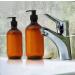 3PCs 250ml Refillable Bernstein Pet Plastic Soap Dispenser - Empty Pumping Cosmetic Container for Bathroom & Kitchen - Buy Online on GoSupps.com
